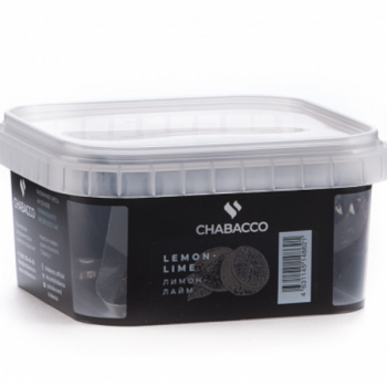 Бестабачная смесь для кальяна Chabacco Lime - Lemon (Чайная смесь Чабако Лайм - Лимон) Medium 200г 